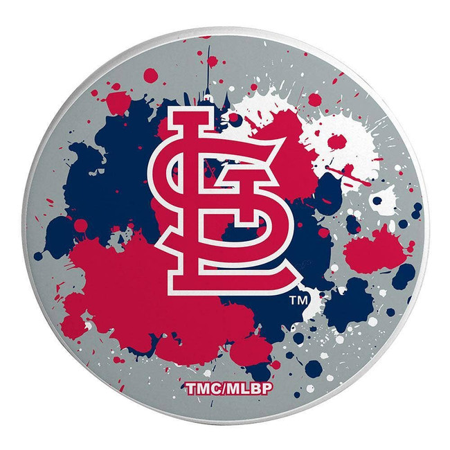 St. Louis Cardinals Paint Splatter Coaster