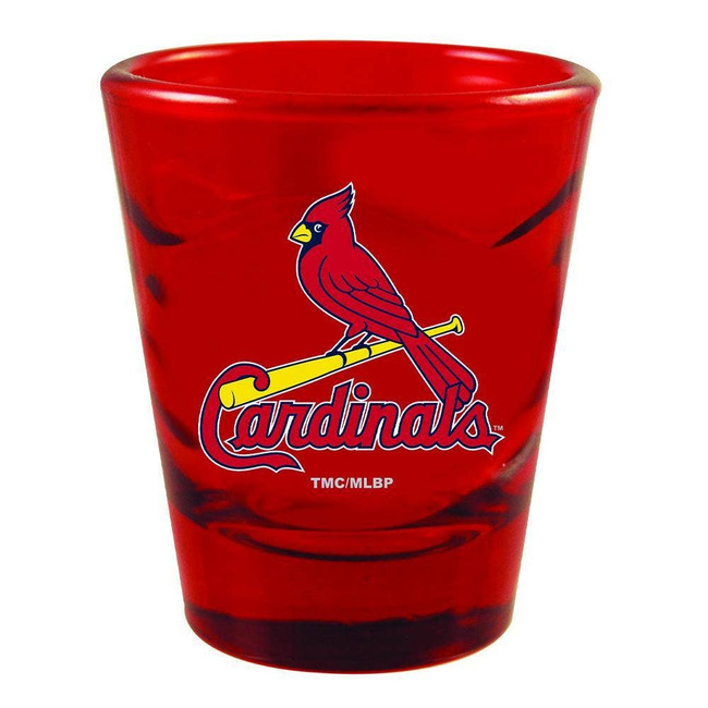 St. Louis Cardinals Swirl Clear Collect Glass