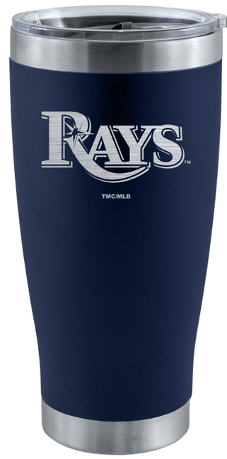 Tampa Bay Rays 20oz Navy Tumbler w/Etched Logo