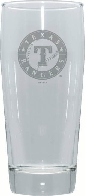 Texas Rangers 16oz Pub Pilsner w/Etched Logo