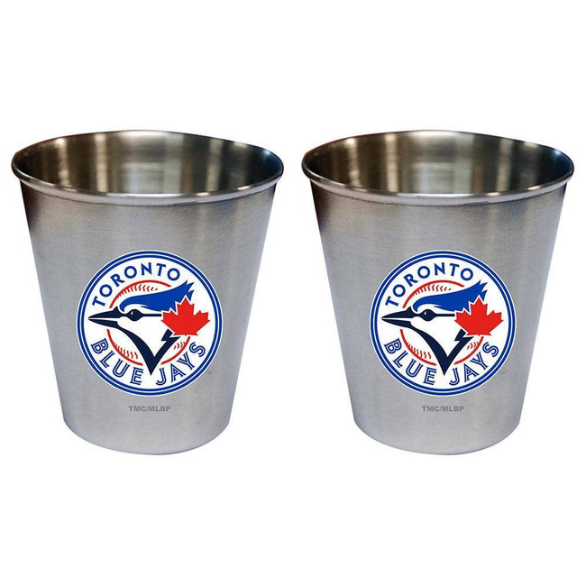 Toronto Blue Jays 2pk 2oz Stainless Steel Collector Cup