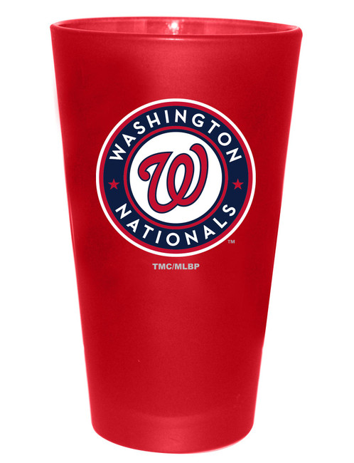 Washington Nationals 16oz Color Frosted Pint Color Logo