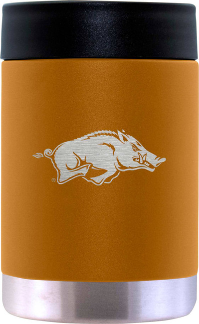Arkansas Razorbacks 12oz Canyon Can Holder Etched Logo