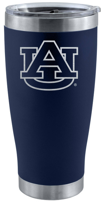 Auburn Tigers 20oz Navy Tumbler w/Etched Logo