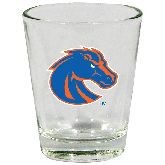 Boise State Broncos 2oz Clear Collector Glass