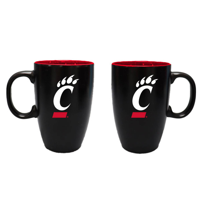 Cincinnati Bearcats 22oz Black Latte Mug