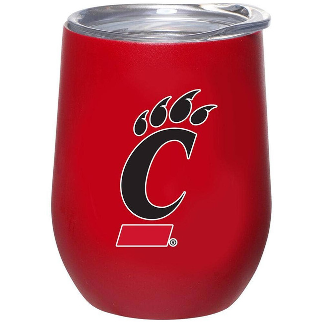 Cincinnati Bearcats Matte Stemless Tumbler