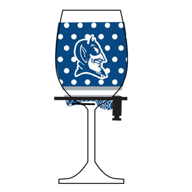 Duke Blue Devils Wine Glass Woozie