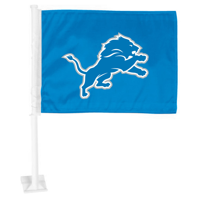 Detroit Lions Car Flag Large 1pc 11" x 14" Lion Primary Logo