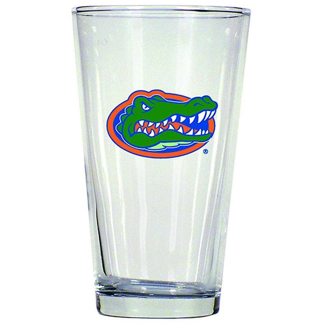 Florida Gators 16oz Pint Glass w/Color Logo