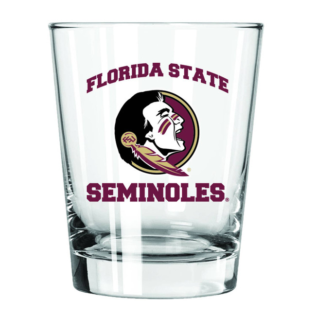 Florida State Seminoles 15oz Old Fashioned w/Arches Logo