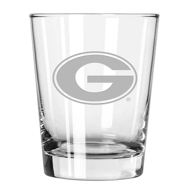 Georgia Bulldogs 15oz Old Fashioned w/Etched Logo