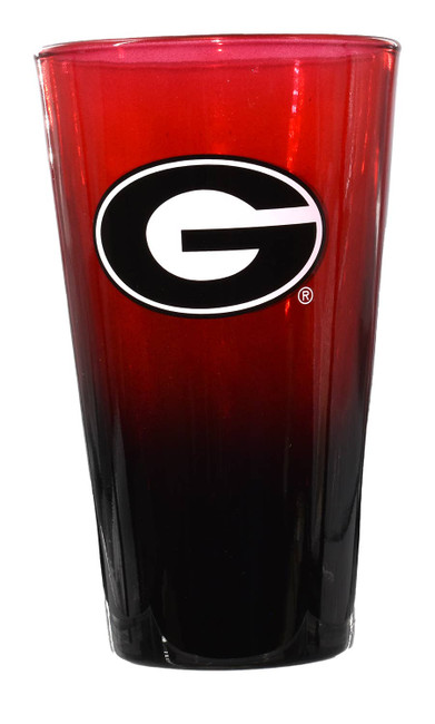 Georgia Bulldogs 16oz Ombre Pint Glass