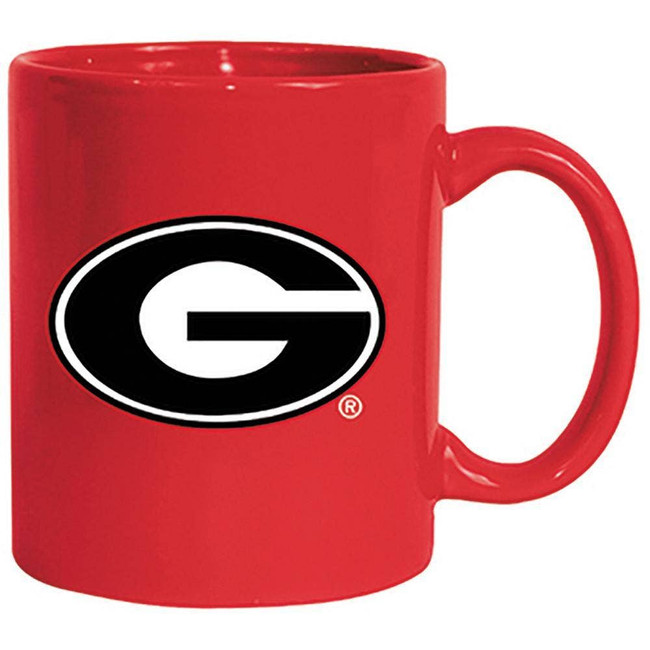 Georgia Bulldogs 11oz Colored Ceramic Mug