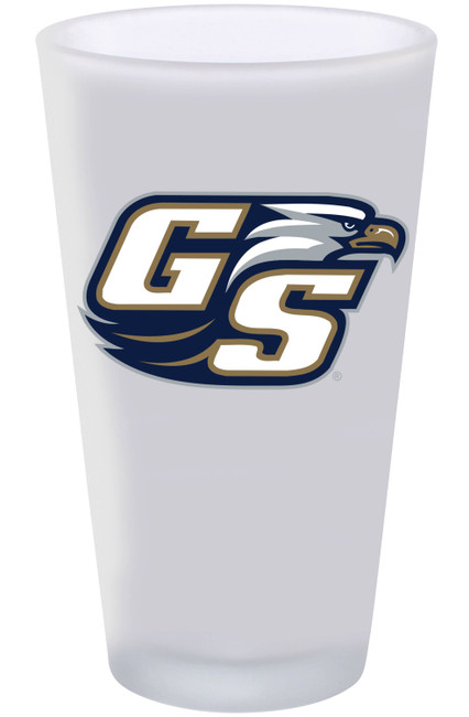 Georgia Southern Eagles 16oz Frosted Pint Glass Color Logo