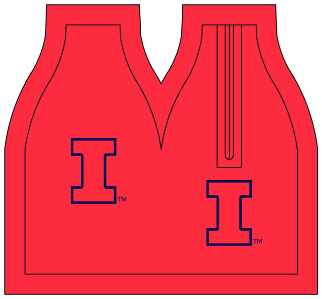 Illinois Fighting Illini 3-in-1 Neoprene Bottle Insulator