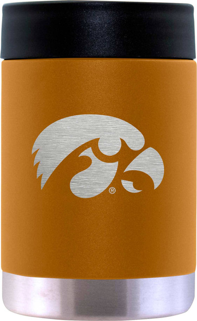 Iowa Hawkeyes 12oz Canyon Can Holder Etched Logo