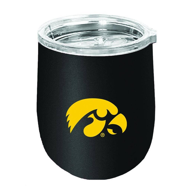 Iowa Hawkeyes Matte Stemless Tumbler