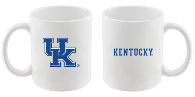 Kentucky Wildcats 11oz White Mug w/Color Logo