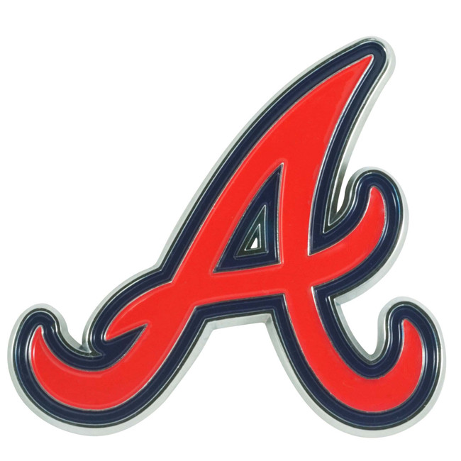 Atlanta Braves 3D Color Metal Emblem A Cap Logo