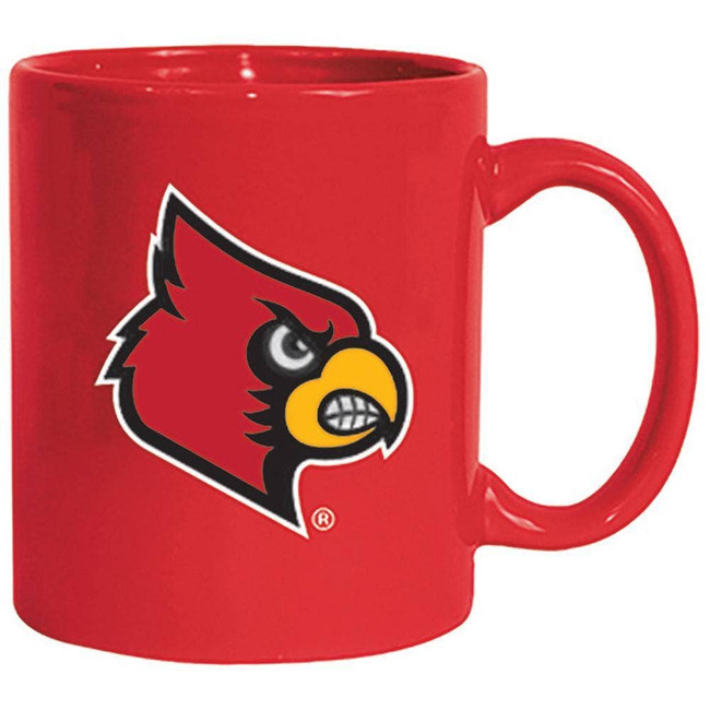 Louisville Cardinals 11oz Colored Ceramic Mug