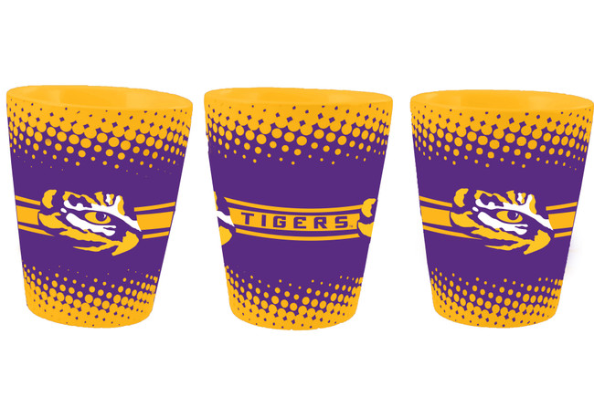 LSU Tigers 2oz Full Wrap Collector Glass