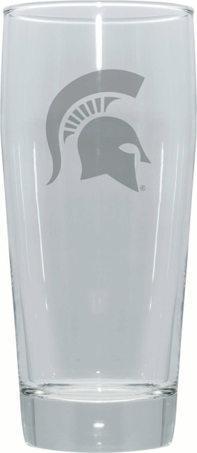 Michigan State Spartans 16oz Pub Pilsner w/Etched Logo