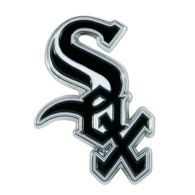 Chicago White Sox 3D Color Metal Emblem Sox Primary Cap Logo
