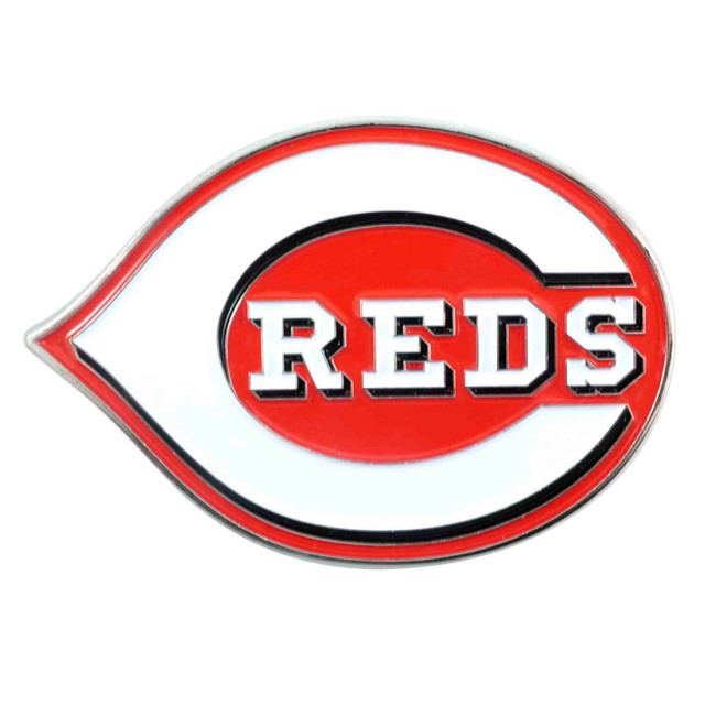 Cincinnati Reds 3D Color Metal Emblem C Reds Primary Logo