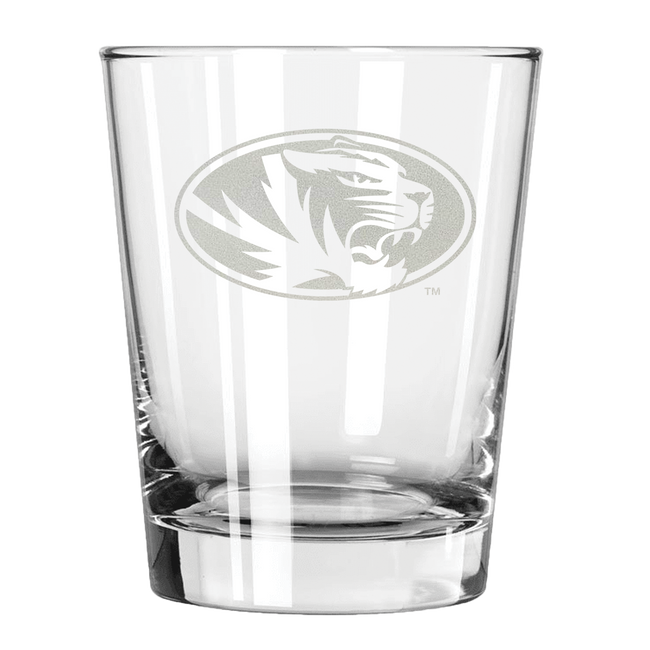 Missouri Tigers 15oz Old Fashioned w/Etched Logo