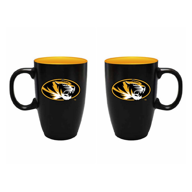 Missouri Tigers 22oz Black Latte Mug