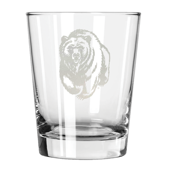 Montana Grizzlies 15oz Old Fashioned w/Etched Logo