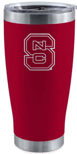 NC State Wolfpack 20oz Red Tumbler w/Etched Logo