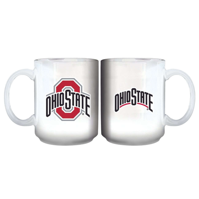 Ohio State Buckeyes 11oz White Mug w/Color Logo