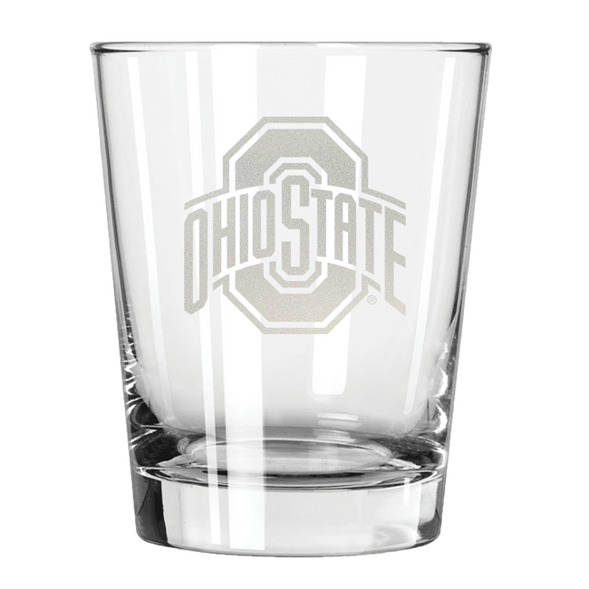 Ohio State Buckeyes 15oz Old Fashioned w/Etched Logo