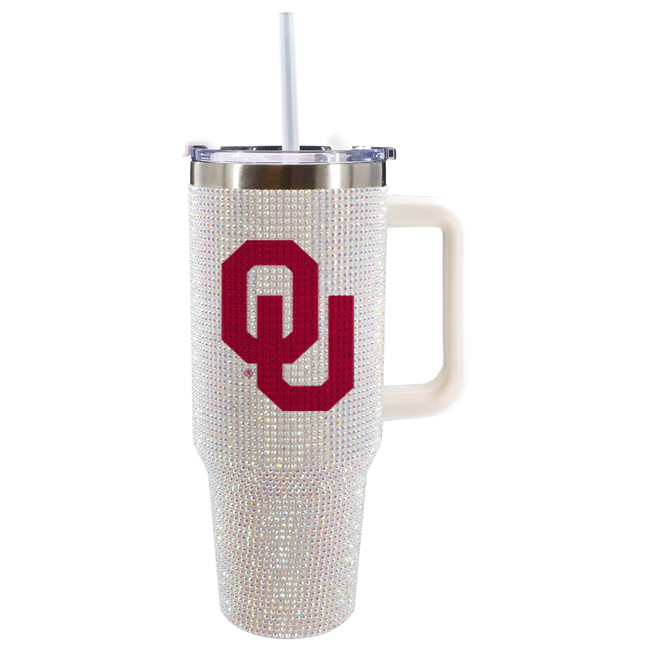 Oklahoma Sooners 40oz Bling Tumbler