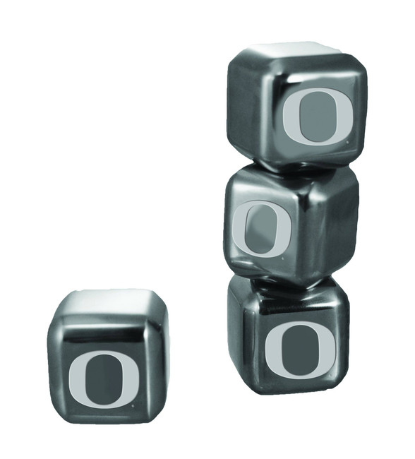 Oregon Ducks 6pk Stainless Steel Ice Cubes