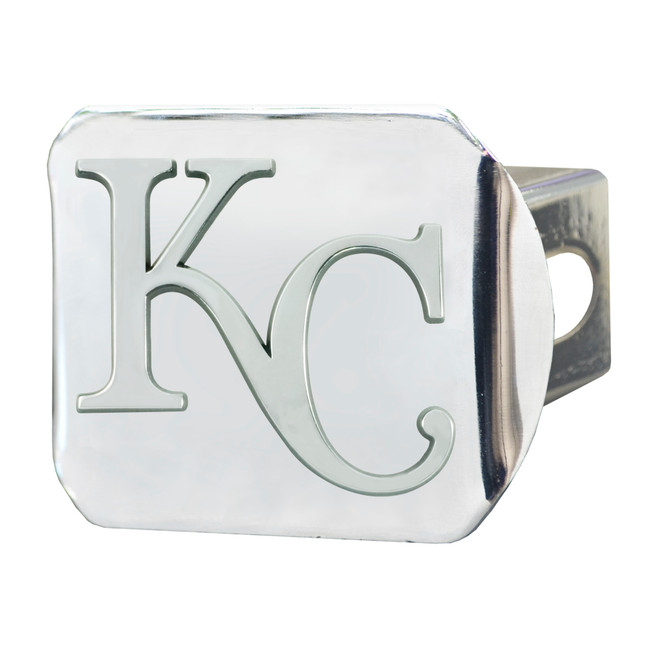 Kansas City Royals Metal Hitch Cover with Metal 3D Emblem KC Cap Logo
