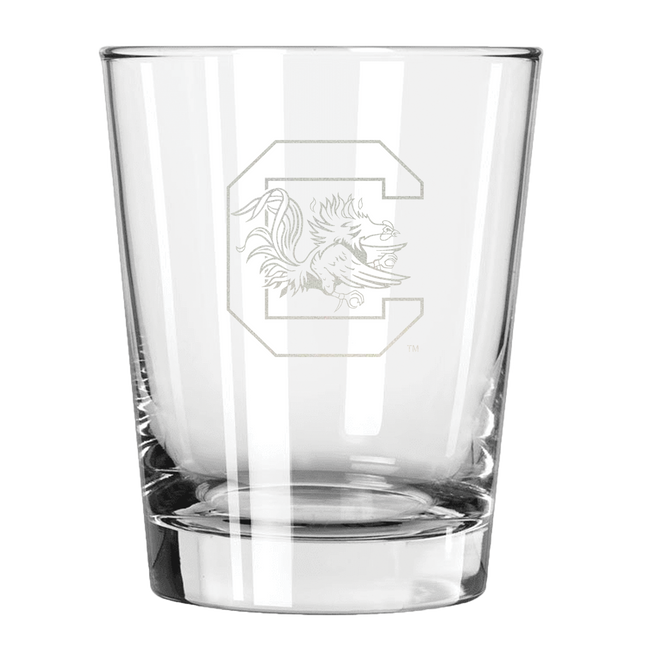 South Carolina Gamecocks 15oz Old Fashioned w/Etched Logo