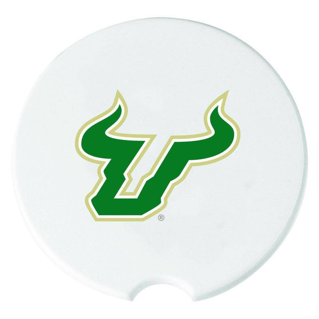 South Florida Bulls 2pk Logo Travel Coaster