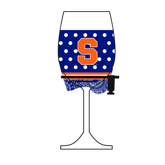 Syracuse Orange Wine Glass Woozie