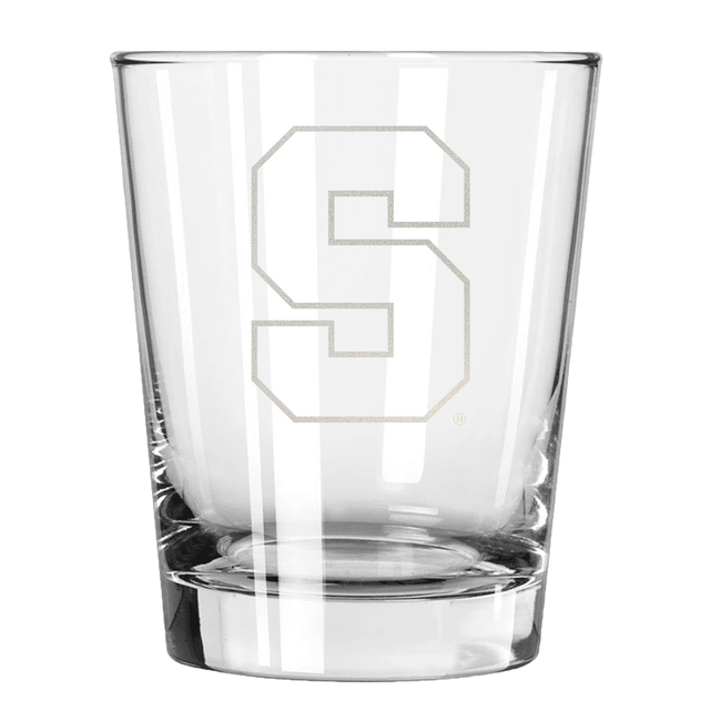 Syracuse Orange 15oz Old Fashioned w/Etched Logo