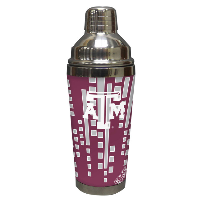 Texas A&M Aggies Stainless Steel Cocktail Shaker