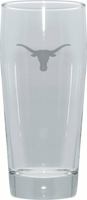Texas Longhorns 16oz Pub Pilsner w/Etched Logo