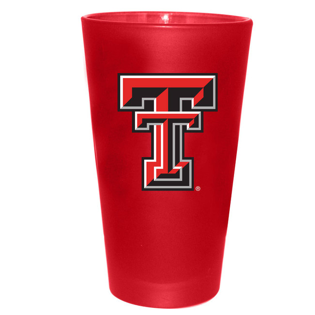 Texas Tech Red Raiders 16oz Color Frosted Pint Color Logo