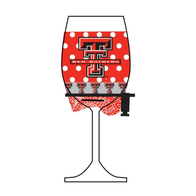 Texas Tech Red Raiders Wine Glass Woozie