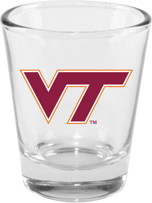 Virginia Tech Hokies 2oz Clear Collector Glass