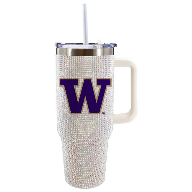 Washington Huskies 40oz Bling Tumbler