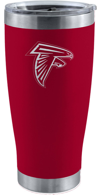 Atlanta Falcons 20oz Red Tumbler w/Etched Logo