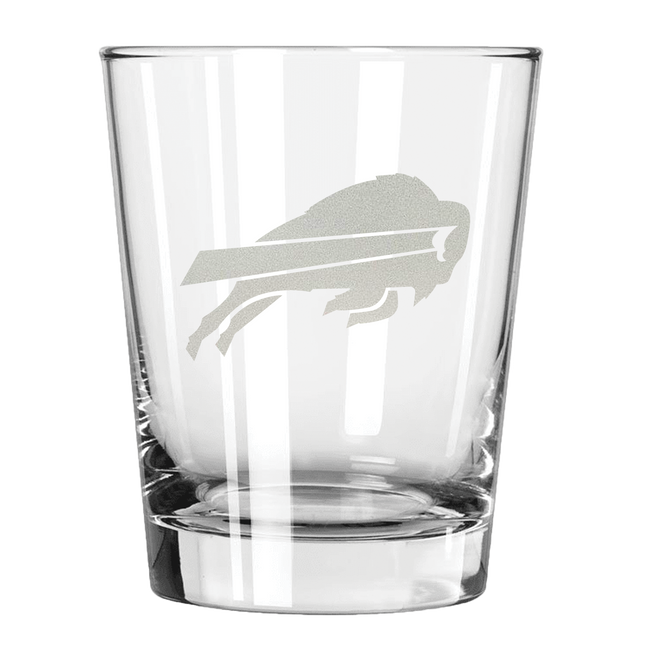 Buffalo Bills 15oz Old Fashioned w/Etched Logo